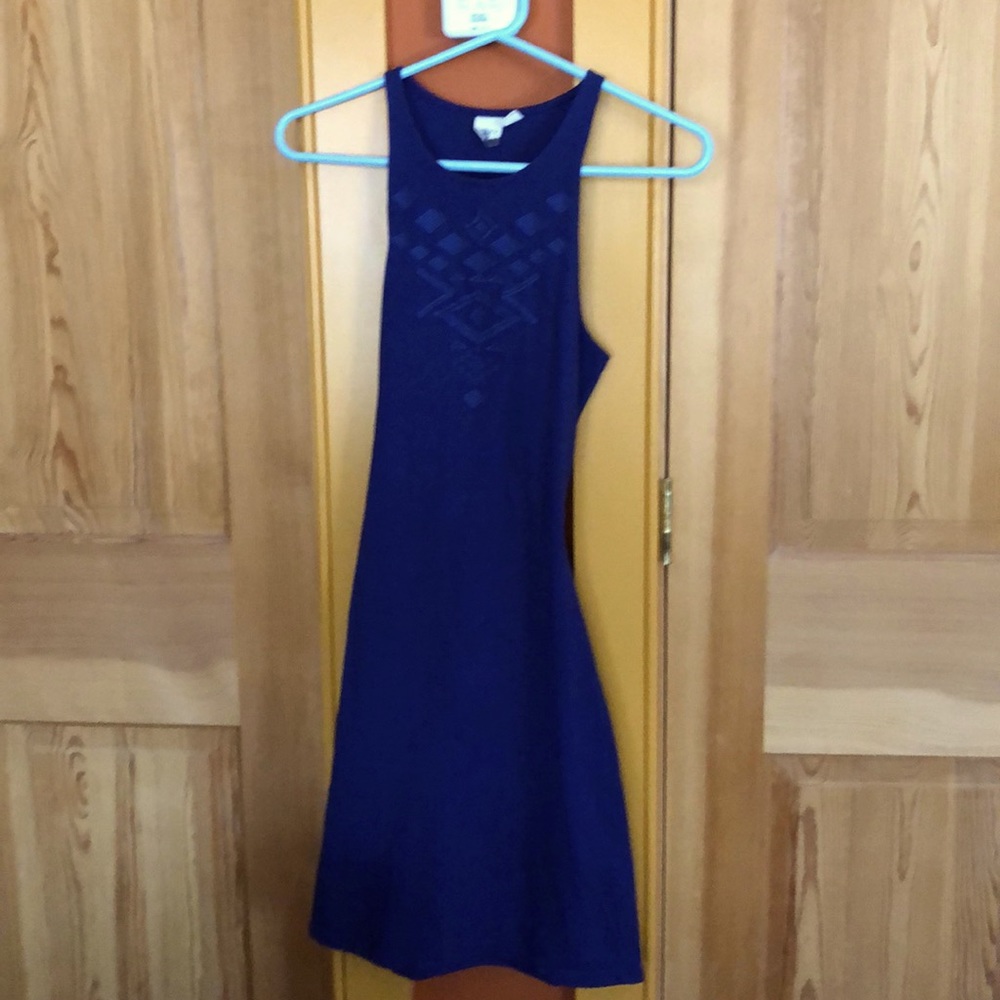 Royal blue Roxy Bodycon with open back